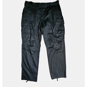 Vintage Rothco BDU Tactical Cargo Field Pants Mens 35x29 Black Cotton Blend